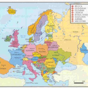 Ficha de Trabalho – A Europa (1) – Soluções