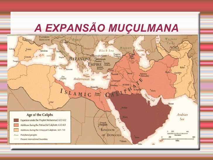 A expansão muçulmana