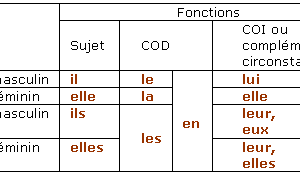 Ficha de Trabalho – Les Pronoms Personnels (2)