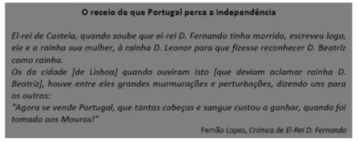 Causas e consequências do problema sucessório de 1383 - 1385 