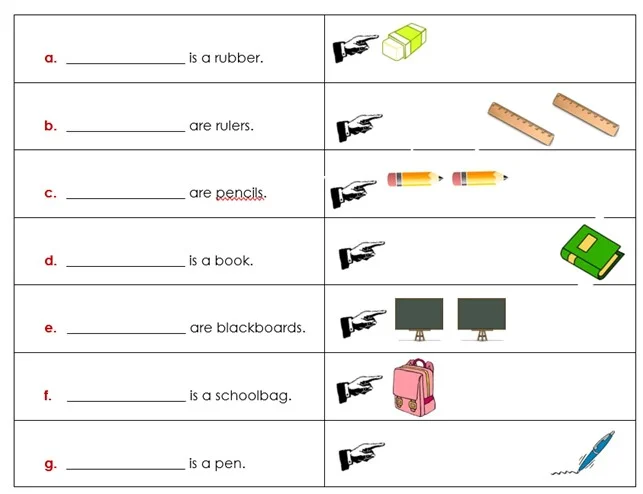 Demonstrative pronouns 