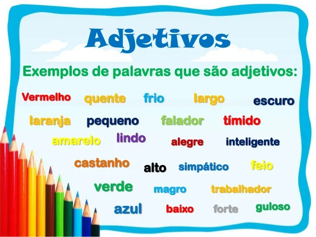 Classes de Palavras - Os Adjectivos