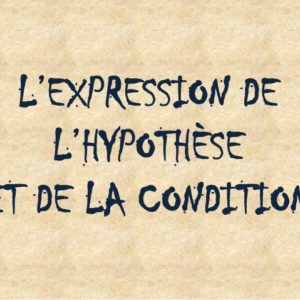 Ficha de Trabalho – L’expression de la condition – 1 (2)