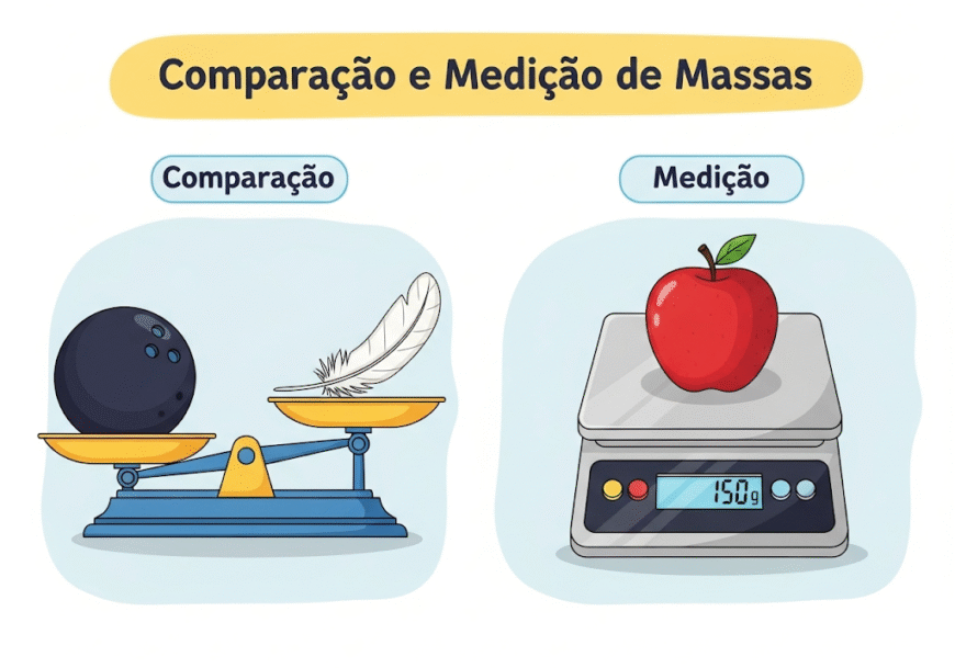 Comparação e medição de massas