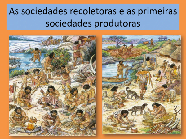 As sociedades recoletoras e produtoras