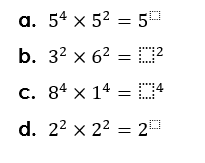 Multiplicação de potências 